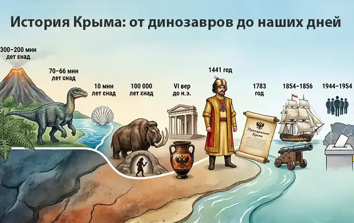 Путешествие сквозь века по полуострову сокровищ.